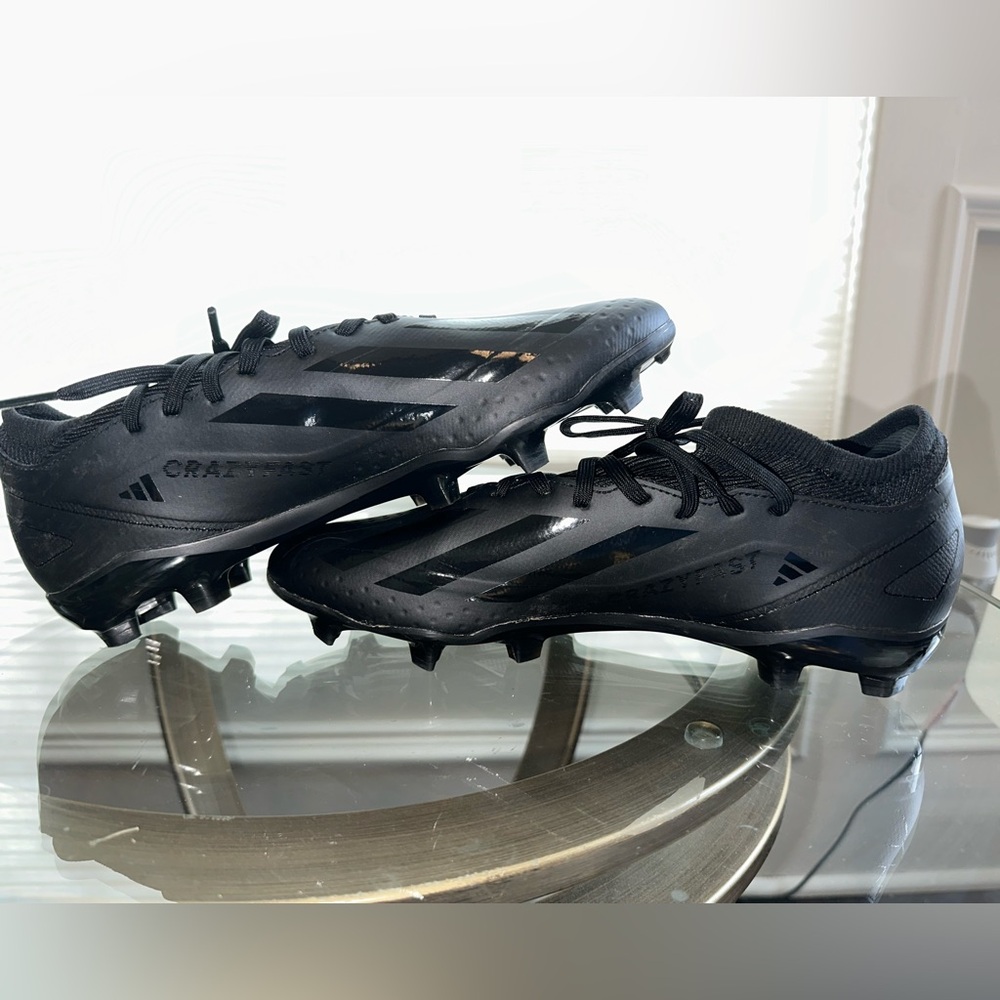 Black adidas CrazyFast Grass Cleats - US M8/W9